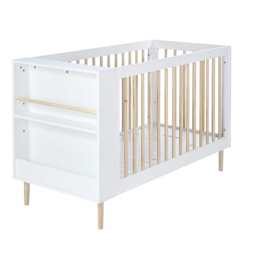 Lit Bebe A Barreaux Blanc L135 Come Maisons Du Monde