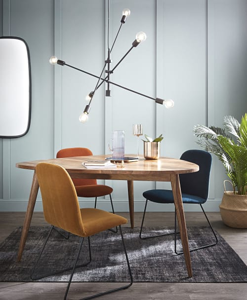 massief sheeshamhouten vintage 6 persoons eetkamertafel l136 andersen maisons du monde