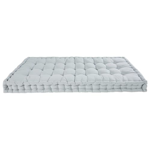 Matelas En Coton Bleu Clair 90x190 Maisons Du Monde