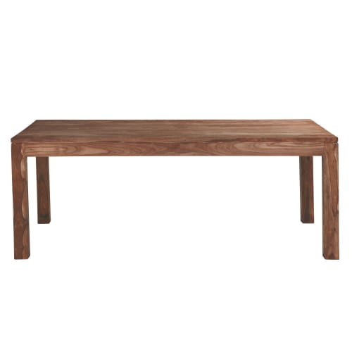 Mesa de comedor de madera de maciza de sheesham L.220