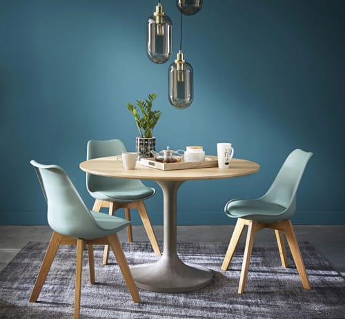 Mesa de comedor redonda para 4/6 personas D.115 Andromède