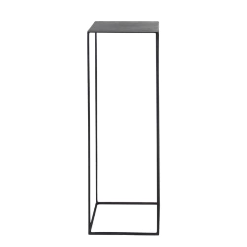 Muebles Mesas auxiliares | Mesita auxiliar industrial de metal negro An. 30 cm - SX50831