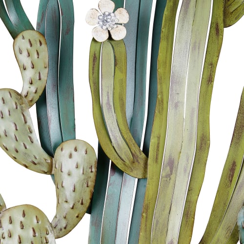 Metal Cactus Wall Art 136x68 Atacama Maisons Du Monde