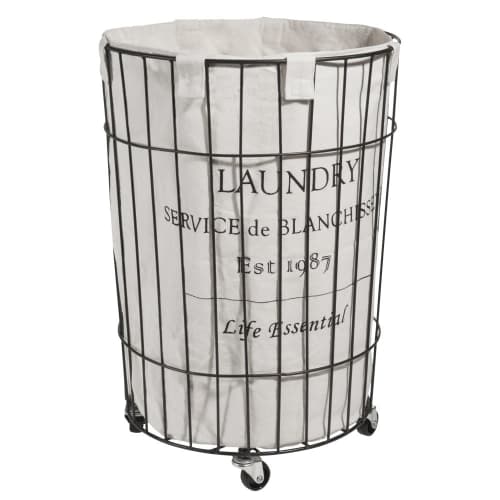 metal laundry basket