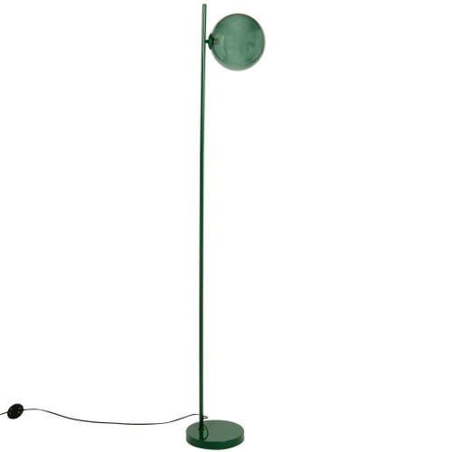 hun Nog steeds Pamflet Metalen staande lamp met groen getint glas H160 Rio | Maisons du Monde