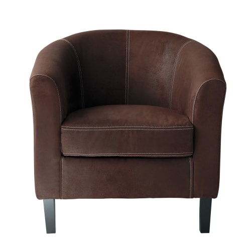 Sofas und sessel Sessel | Microsuede clubsessel, braun - XS27412