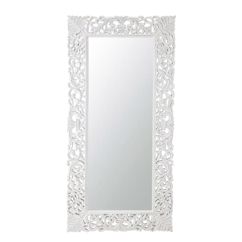 Déco Miroirs | Miroir en manguier sculpté 90x180 - ZH11256