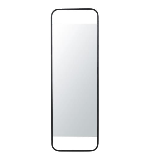 Déco Miroirs | Miroir en métal noir 57x170 - KG35639
