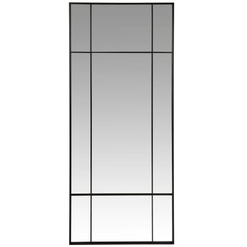 Miroir en métal noir 70x170 | Maisons du Monde