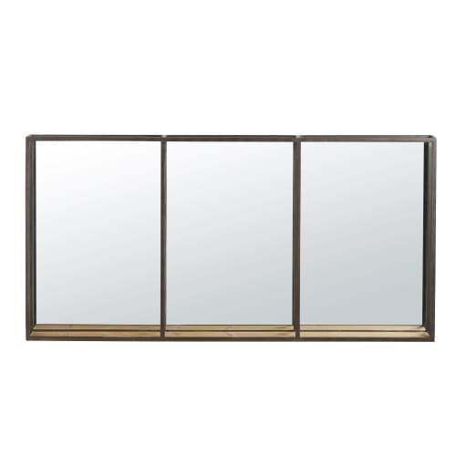 Miroir Etagere Triptyque En Metal Noir 1x60 Watford Maisons Du Monde Miroir Etagere Triptyque En Metal Noir 1x60 Watford Maisons Du Monde