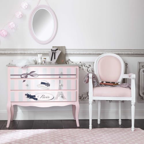 Miroir Ovale Rose 40x55 Victorine Maisons Du Monde