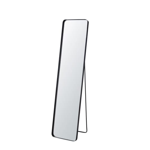 Déco Miroirs | Miroir psyché en métal noir 41x170 - DP00334