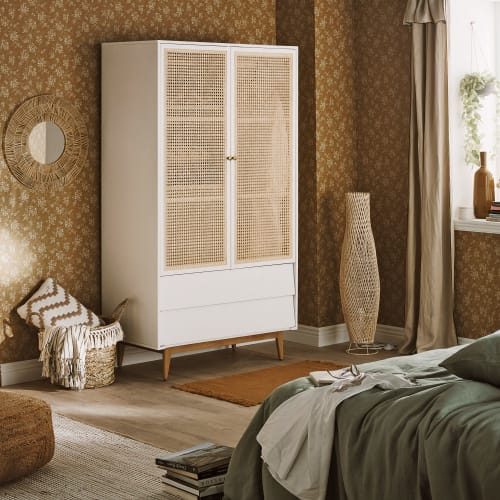 Maisons du Monde Miroir Rond Beige D35