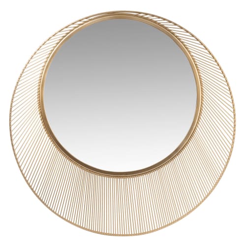 Miroir Rond En Metal Irise D50 Sakura Maisons Du Monde