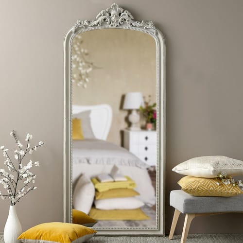 Mirror with Grey Mouldings 78 x 181 cm