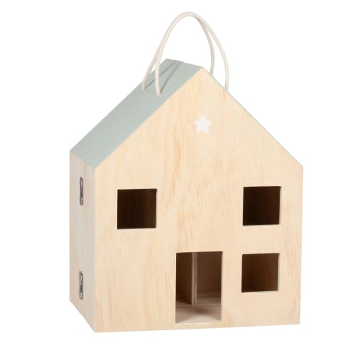 Kids Children's toys | Mobile doll's house in blue and white - HH21662