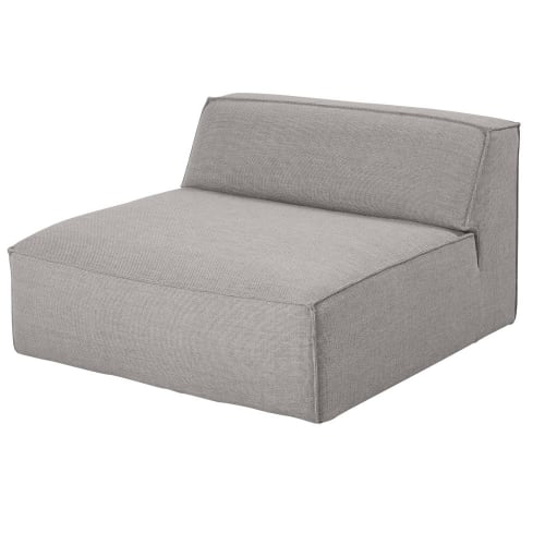 Modulare Sessel ohne Armlehnen für Sofa, grau