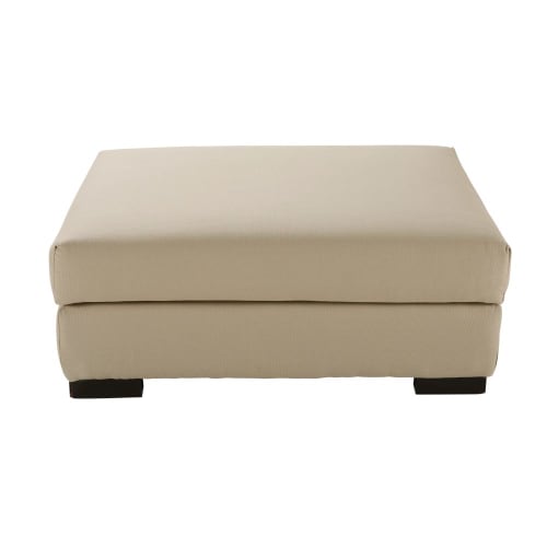 Sofas und sessel Modulsofa und Sofa Eckelemente | Modulare Sitzpouf, beige - OM69254