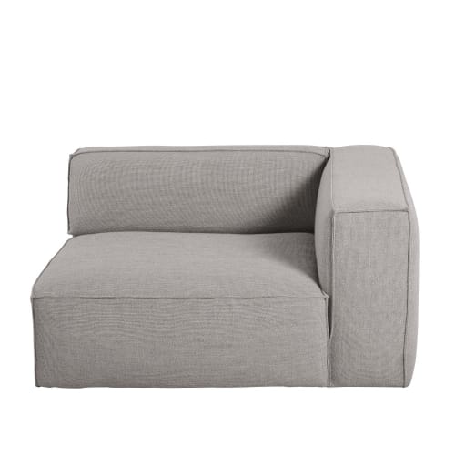 Sofas und sessel Modulsofa und Sofa Eckelemente | Modulare Sofa-Armlehne mit Ecke rechts, grau - HO73813