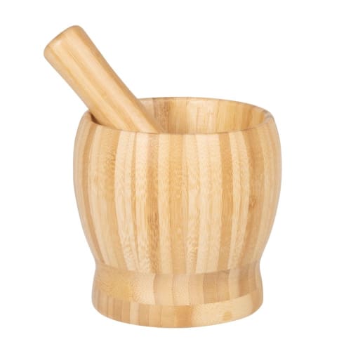 Mortier Et Pilon En Bambou Maisons Du Monde