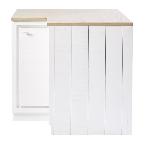 Mueble esquinero de cocina blanco con 1 puerta Embrun | Maisons du Monde