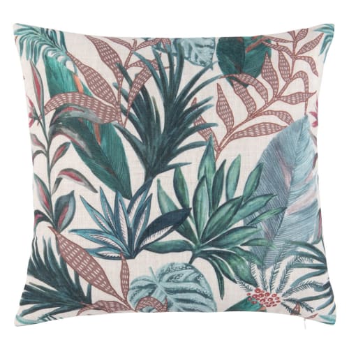 Soft furnishings and rugs Cushions & covers | Multicoloured plant printed cushion cover 40x40cm - HH55917