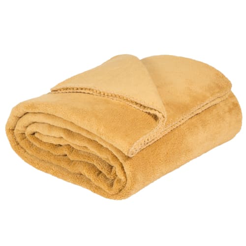 Soft furnishings and rugs Throws & blankets | Mustard Yellow Blanket 150x230 - YY11478