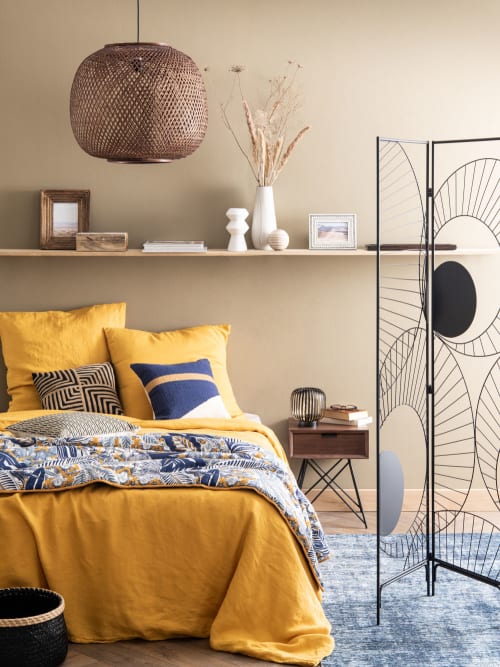 Mustard Yellow Washed Linen Bedding Set 220x240 Maisons Du Monde - Mustard Yellow Velvet Bedding Mustard Yellow Washed Linen Bedding Set 220x240 Maisons Du Monde - Mustard Yellow Velvet Bedding