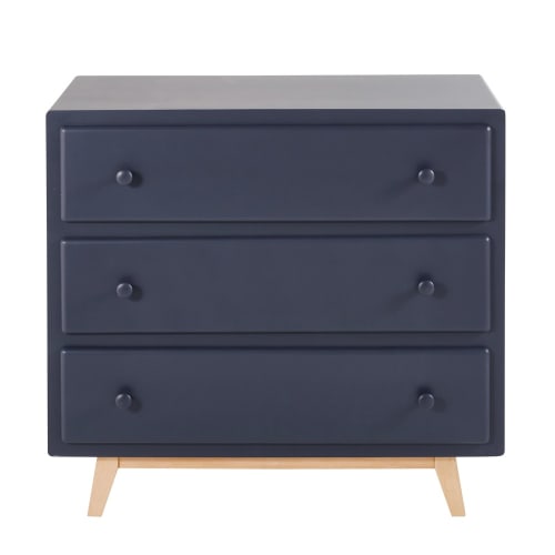 Navy Blue Vintage 3Drawer Chest of Drawers Sweet Maisons du Monde