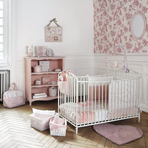 Off White Metal Baby Cot L126 Juliette Maisons Du Monde