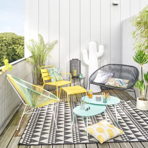 Outdoor Teppich Aus Kunststoff 160x230 Labritja Maisons Du Monde