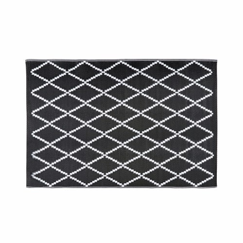 Outdoor Teppich Mit Schwarzen Und Weissen Motiven 180x270 Losia