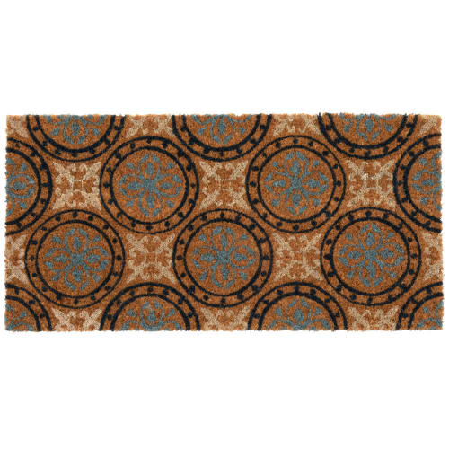Linge de maison et tapis Paillassons | Paillasson en fibre de coco effet carreaux de ciment 30x60 - WQ16269