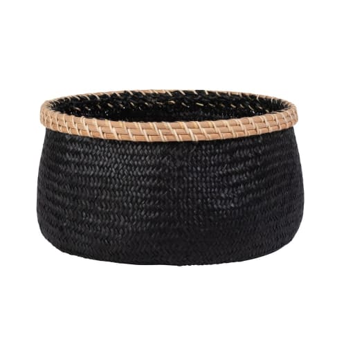 Panier Thailandais En Jonc De Mer Bicolore Maisons Du Monde