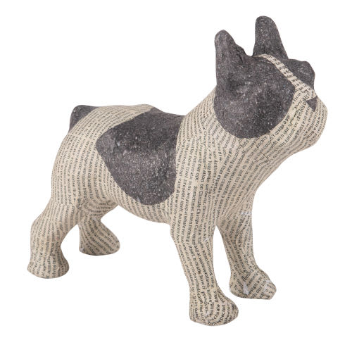 Papier Mâché Dog Figurine W21 - 