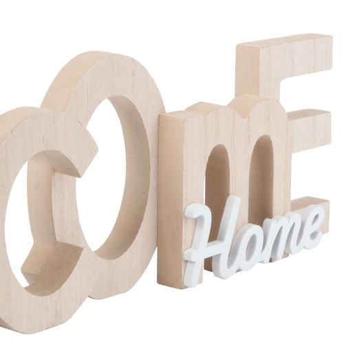 Parola Decorativa Da Parete Colore Bianco E Naturale 43x12 Cm Welcome Home Maisons Du Monde