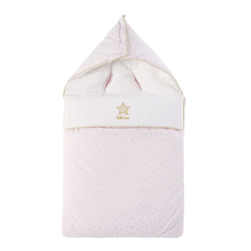 Pink White And Gold Cotton Bunting Bag Bird Song Maisons Du Monde