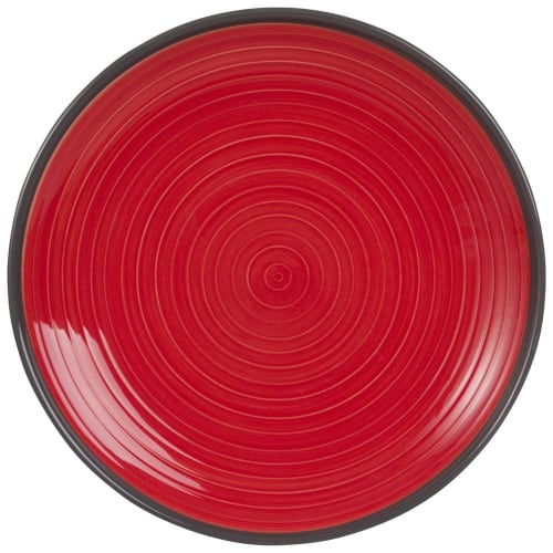 Gebakjes aanvulling gans Plat bord van rood aardewerk VALENCE | Maisons du Monde
