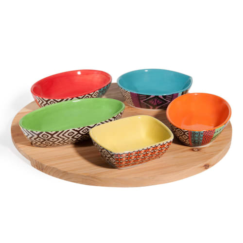 Plateau Aperitif Multicolore Janeiro Maisons Du Monde