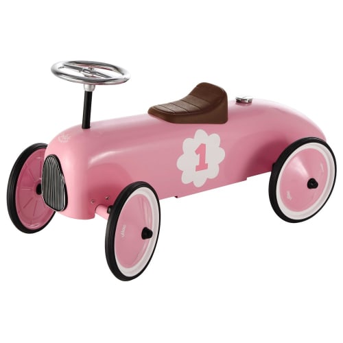 porteur voiture rose