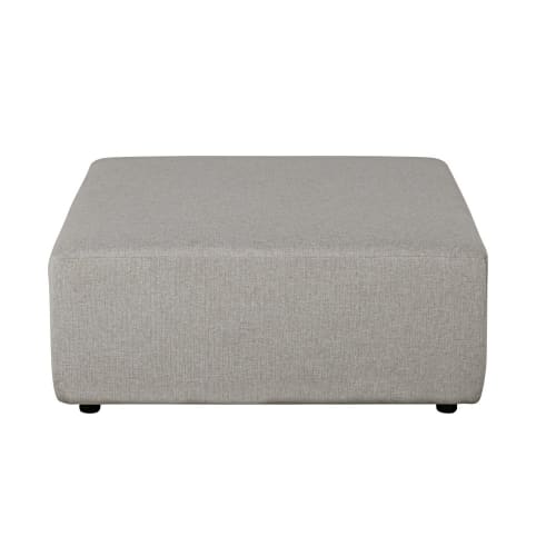 Canapés et fauteuils Canapés modulables | Pouf pour canapé modulable gris - HF57037