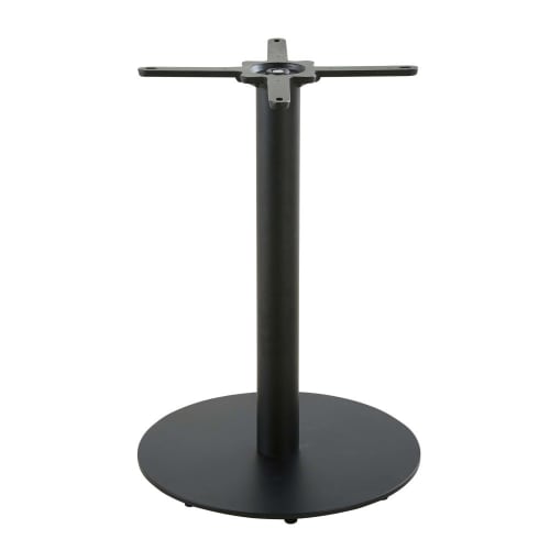 Professional Round Black Metal Table Base H73