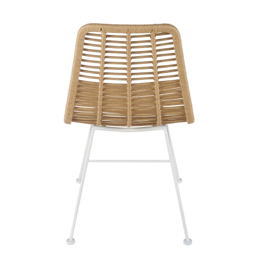 Professional White Metal And Resin Garden Chair Selva Business Maisons Du Monde