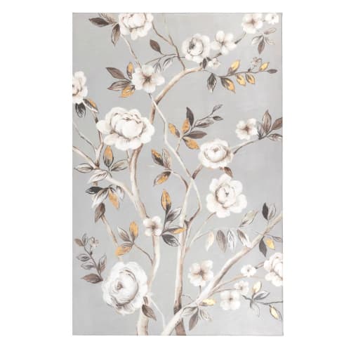 quadro con decoro floreale multicolore 60x90 cm maisons du monde