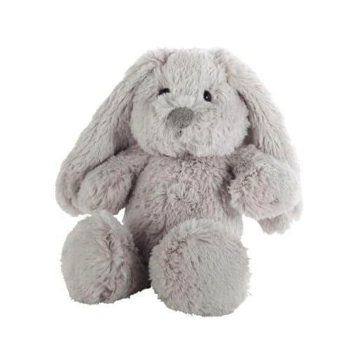 grey bunny plush