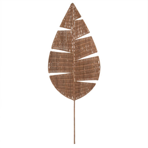 Rattan Wall Art 33x87 Palm Leaf Maisons du Monde