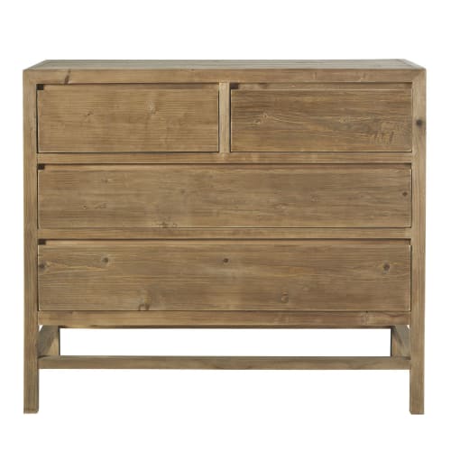 Recycled Pine 4 Drawer Chest Of Drawers Cappadoce Maisons Du Monde