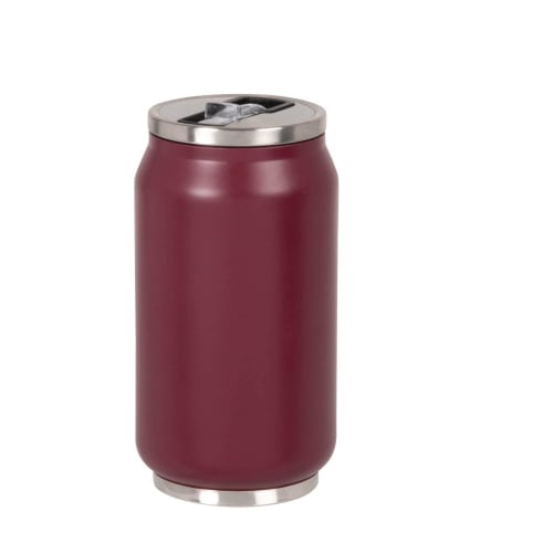 Red steel insulated can 0.3L