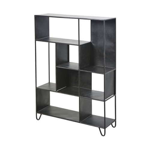 Möbel Regale | Regal aus schwarzem Metall - BE78627