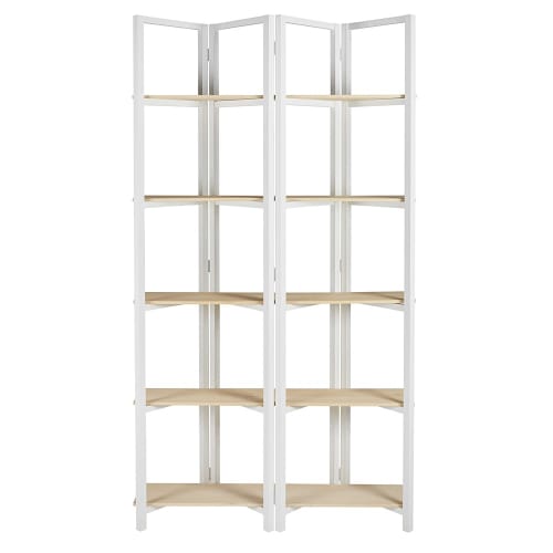 Regal aus weißem Kiefernholz und Paulownienholz Spring Scaffale bianco Austral | Maisons du Monde | Estanterías